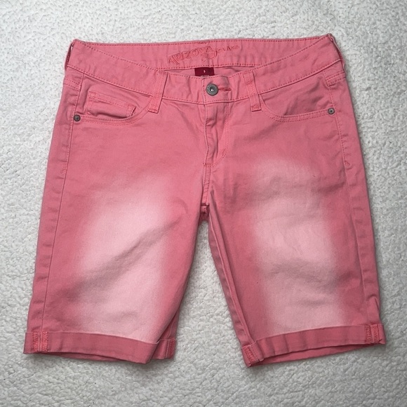 Arizona Jeans Pink Bermuda shorts Size 5 - Picture 2 of 6